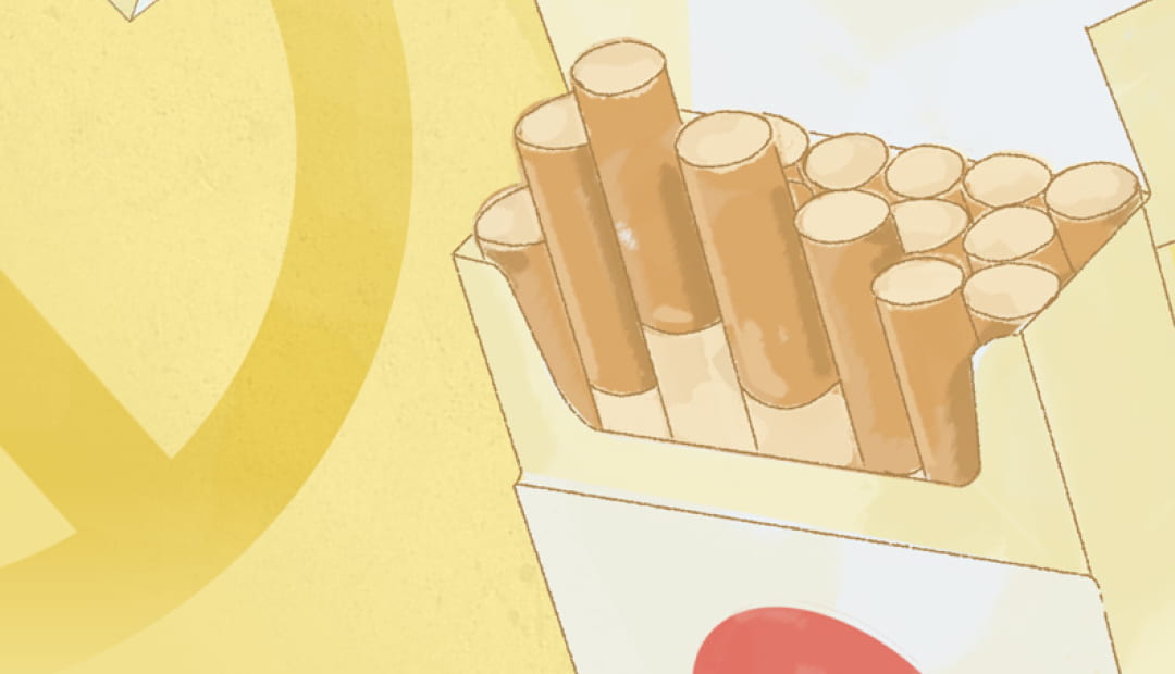 cigarette package illustration