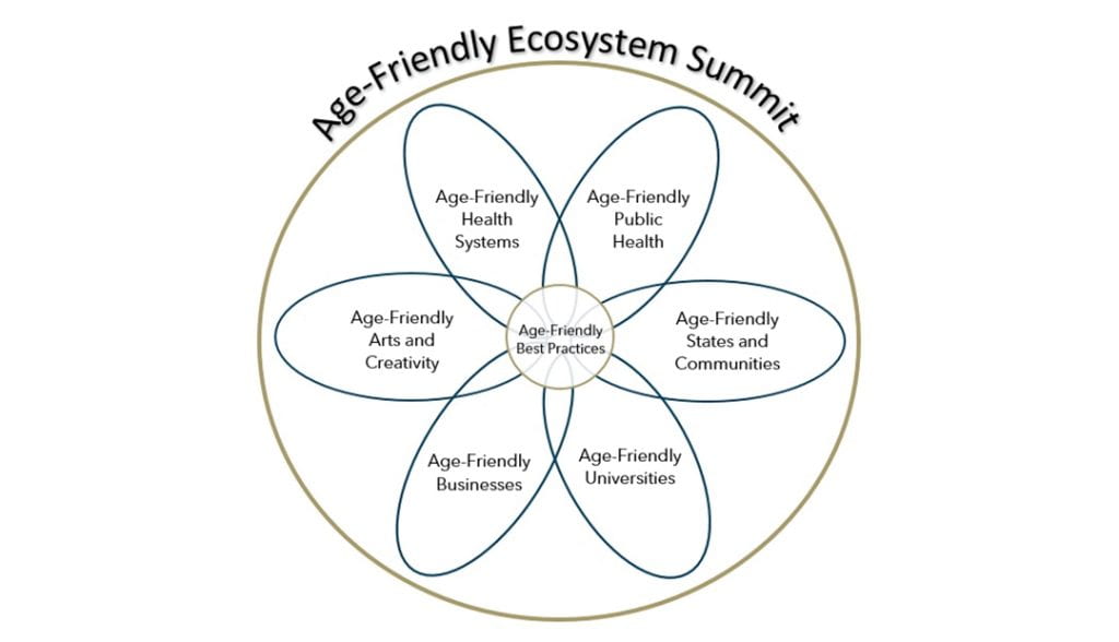 Age-Friendly Ecosystem Summit Diagram